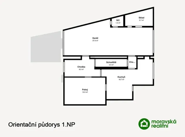 Prodej rodinného domu, Neslovice, Zahrádky, 243 m2