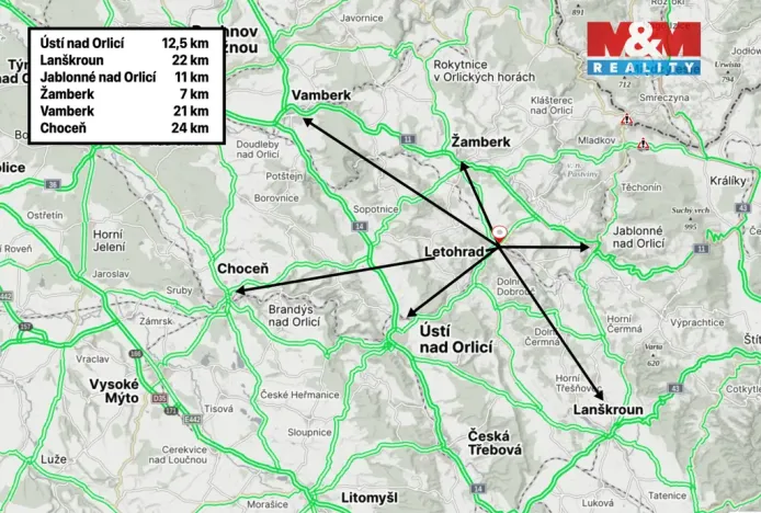 Prodej rodinného domu, Letohrad, Komenského, 144 m2
