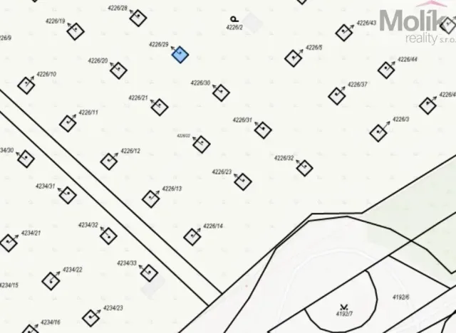 Prodej zahrady, Chomutov, Na Moráni, 385 m2