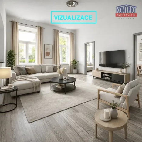 Pronájem bytu 3+1, České Budějovice, Hradební, 90 m2