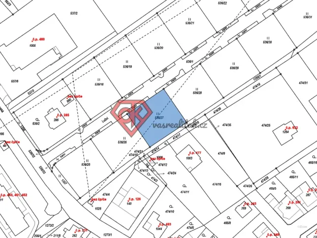 Prodej pozemku pro bydlení, Ústí nad Orlicí, 822 m2