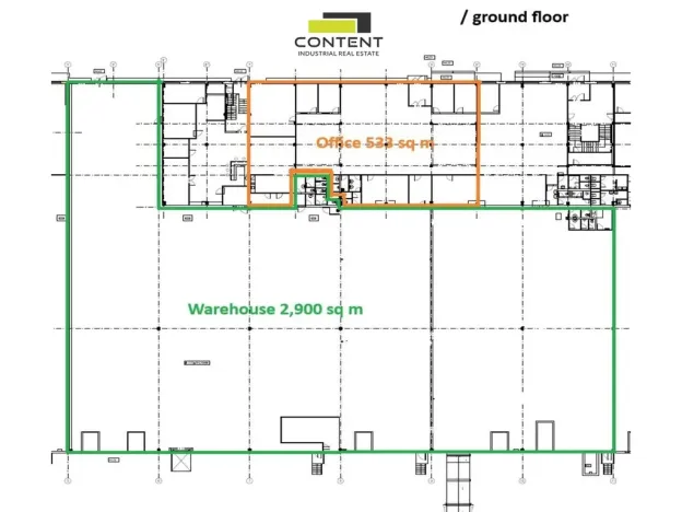 Pronájem skladu, Praha - Zličín, Na Radosti, 2905 m2
