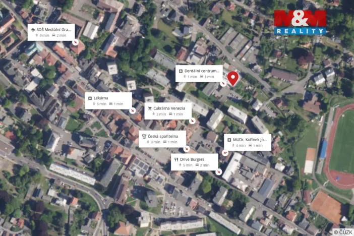 Prodej bytu 1+1, Rumburk, Matušova, 39 m2