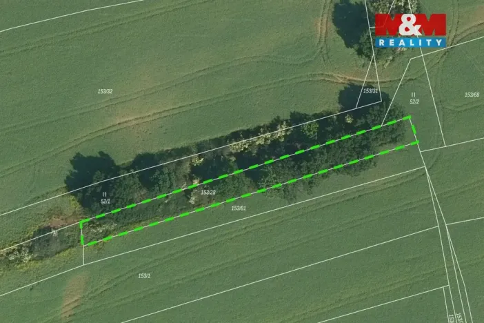 Prodej pole, Všestudy, 1355 m2