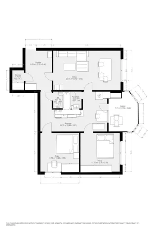 Pronájem bytu 3+1, Brno, Kuršova, 74 m2