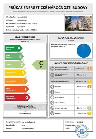 Prodej bytu 3+1, Liberec, Konopná, 63 m2