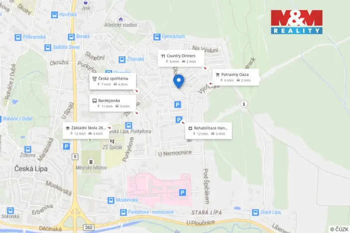 Pronájem bytu 3+1, Česká Lípa, Norská, 70 m2