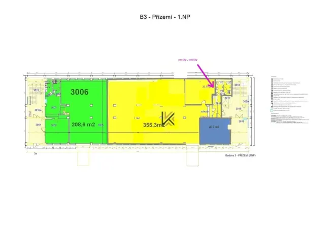 Pronájem skladu, Praha, Počernická, 400 m2