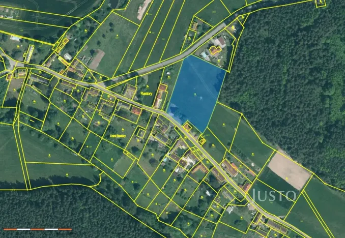 Prodej pozemku pro bydlení, Podolí I - Rastory, 1500 m2