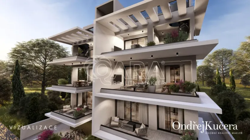 Prodej bytu 2+kk, Georgiou Theotoka,Aradippou,Kypr, 73 m2