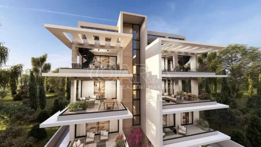 Prodej bytu 2+kk, Argyri Eftalioti,Aradippou,Kypr, 73 m2