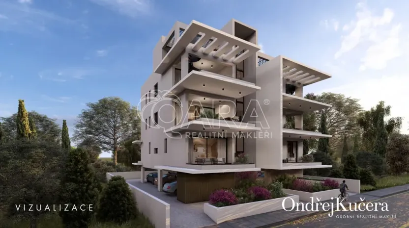 Prodej bytu 2+kk, Argyri Eftalioti,Aradippou,Kypr, 73 m2