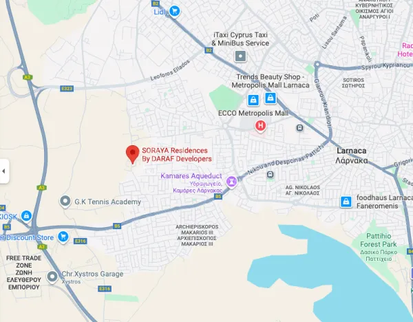 Prodej bytu 2+kk, Argyri Eftalioti,Aradippou,Kypr, 73 m2