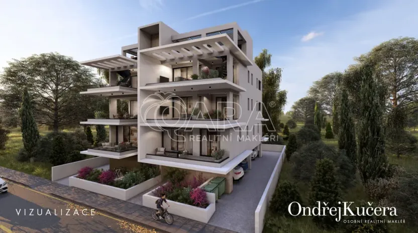 Prodej bytu 3+kk, Argyri Eftalioti,Aradippou,Kypr, 176 m2