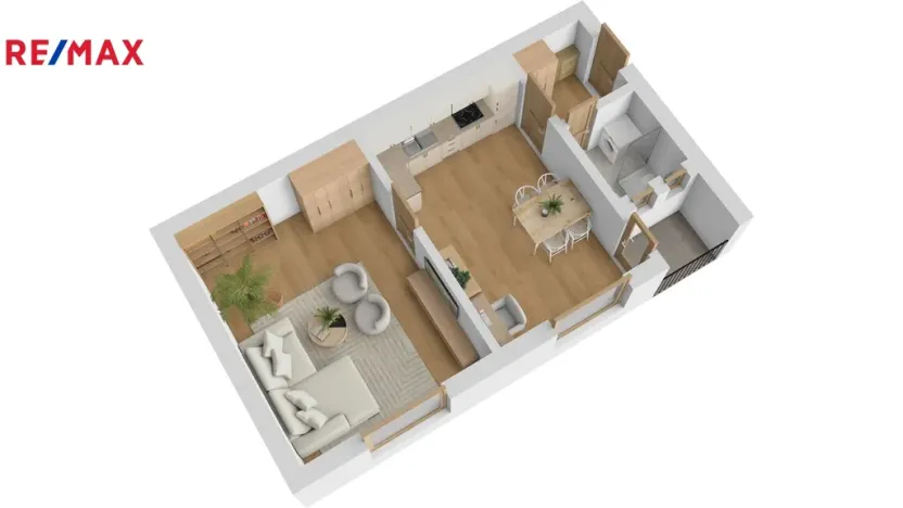 Pronájem bytu 2+kk, Hradec Králové, Bratří Čapků, 48 m2