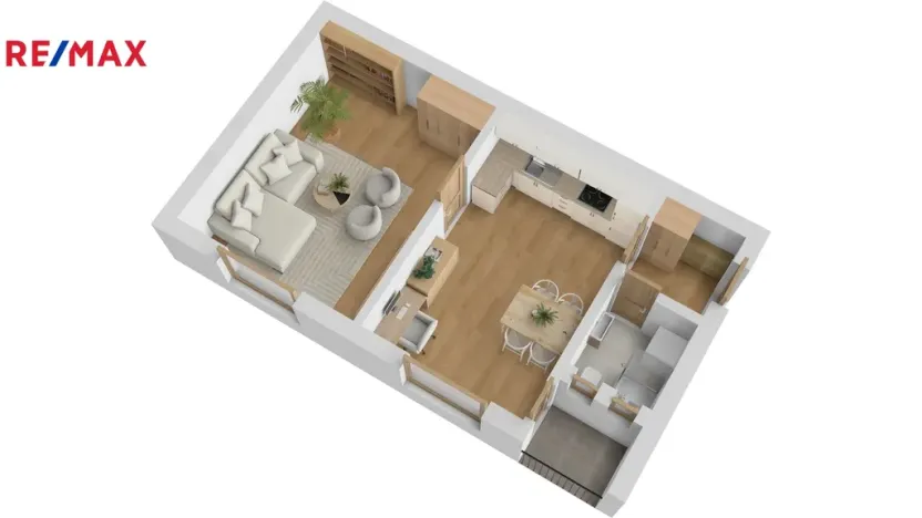 Pronájem bytu 2+kk, Hradec Králové, Bratří Čapků, 48 m2