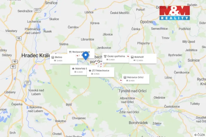 Prodej bytu 3+kk, Třebechovice pod Orebem - Nepasice, 73 m2