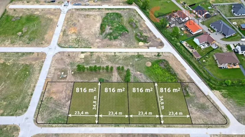 Prodej pozemku pro bydlení, Březí, Dunajovická, 816 m2