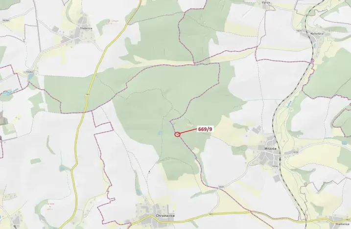 Dražba lesa, Chrastavice, 32 m2