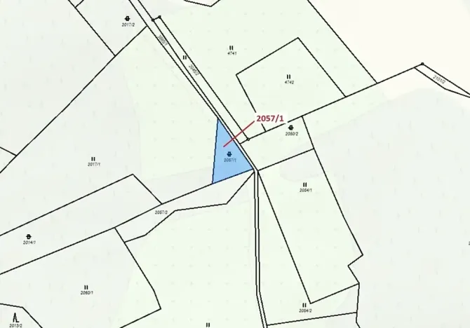 Dražba pozemku, Slopné, 295 m2