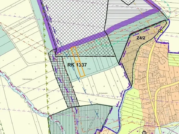 Dražba louky, Církvice, 2352 m2