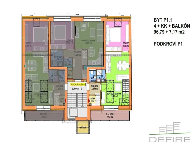 Prodej bytu 4+kk, Praha - Libeň, Světova, 104 m2