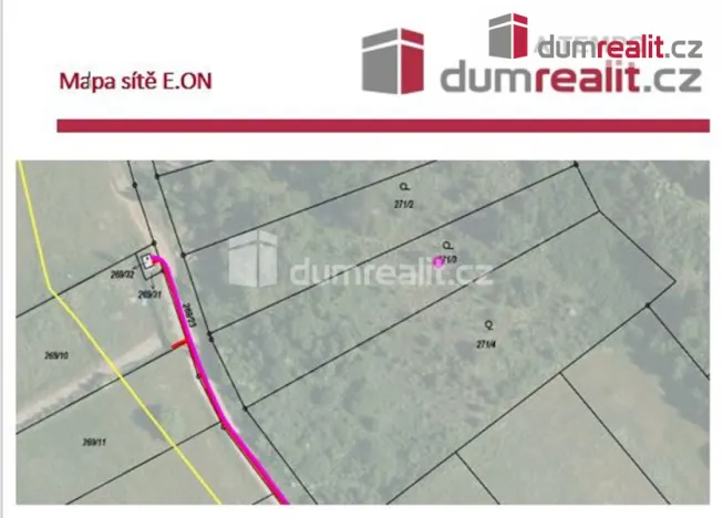 Prodej komerčního pozemku, Úsilné, 1632 m2