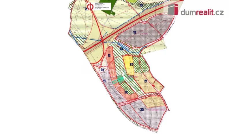 Prodej komerčního pozemku, Úsilné, 1632 m2