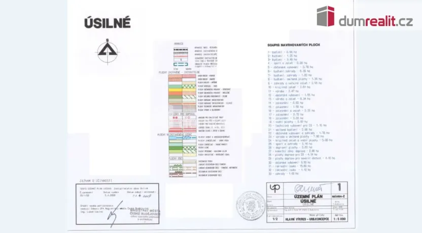 Prodej komerčního pozemku, Úsilné, 1632 m2