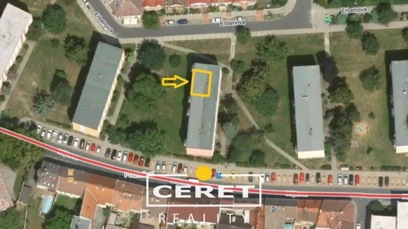 Prodej bytu 2+1, Žatec, Hájkova, 53 m2