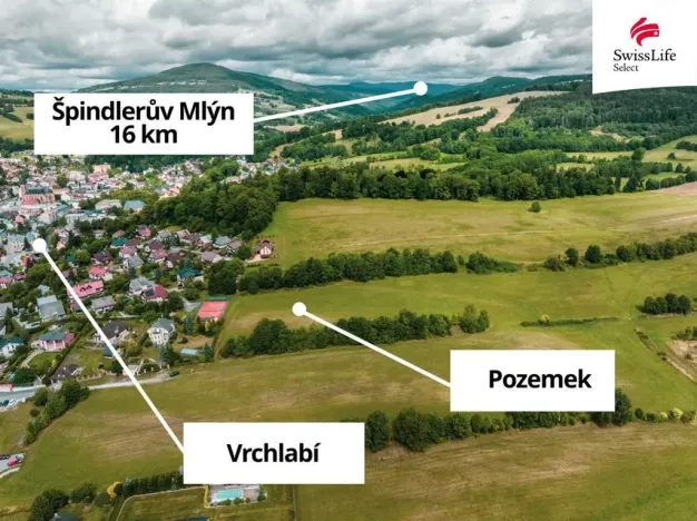 Prodej pozemku pro bydlení, Vrchlabí, 14412 m2
