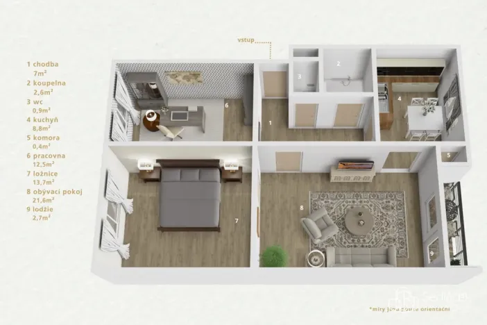 Prodej bytu 3+1, Sokolov, Jednoty, 75 m2