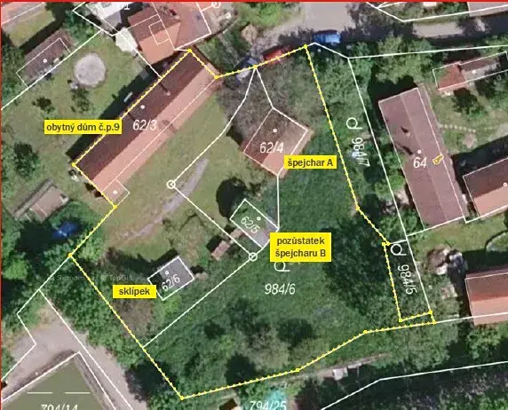 Prodej pozemku pro bydlení, Kaliště, 1836 m2