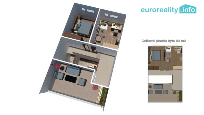 Pronájem bytu 3+kk, Bělá pod Bezdězem, Mladoboleslavská, 84 m2