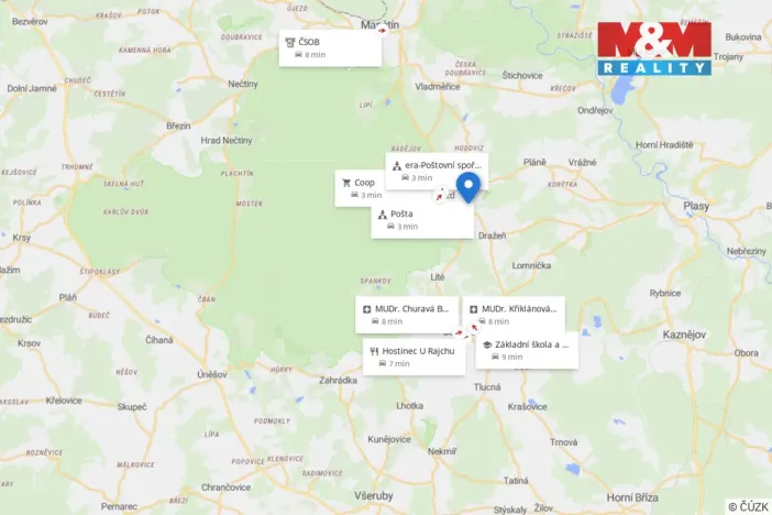 Prodej pozemku pro bydlení, Dražeň, 1009 m2