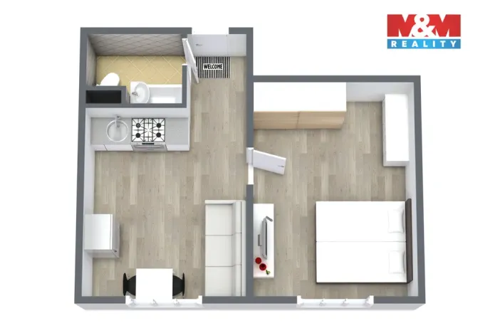 Prodej bytu 1+1, Sokolov, Švabinského, 35 m2