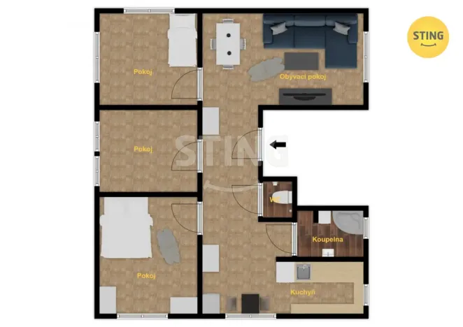Prodej bytu 4+1, Rýmařov, U Lomu, 115 m2