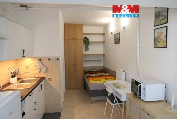 Pronájem bytu 1+kk, Loděnice, Spojovací, 21 m2