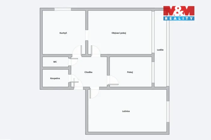 Prodej bytu 3+1, Podbořany, Dukelská, 68 m2