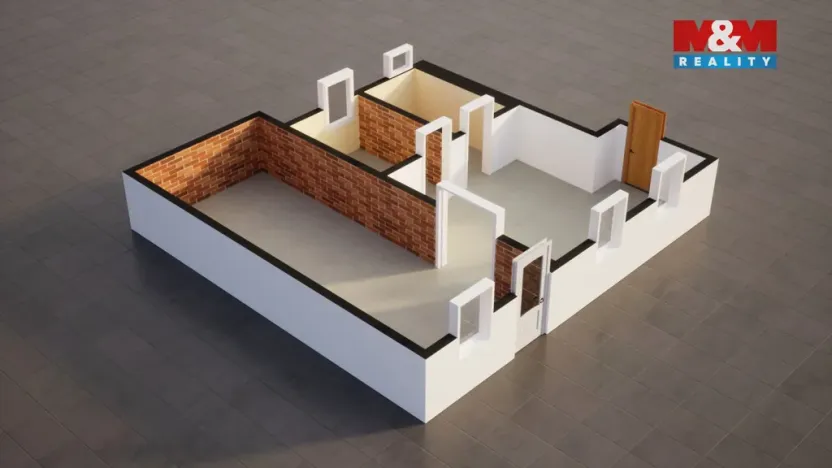 Prodej bytu 3+1, Velké Březno - Valtířov, 73 m2