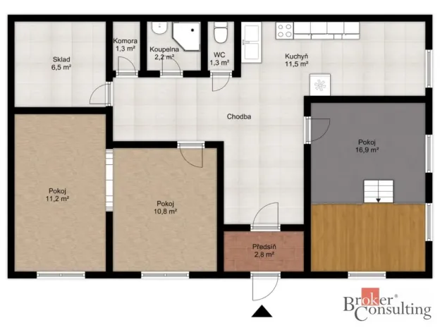 Prodej rodinného domu, Měčín - Třebýcina, 80 m2