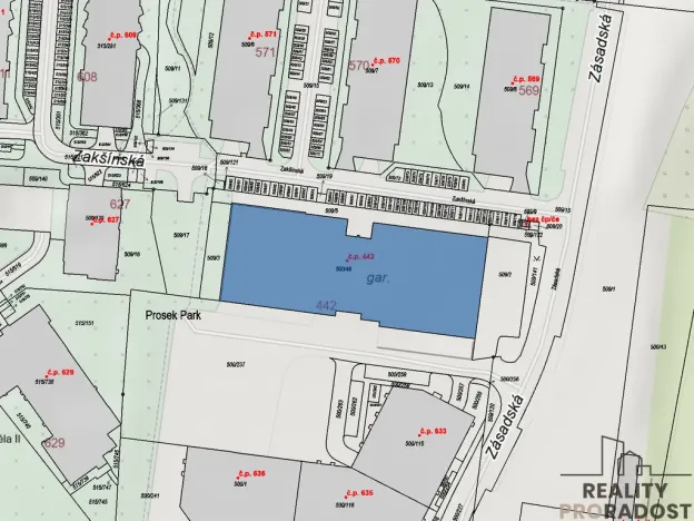 Prodej garáže, Praha, Lovosická, 18 m2