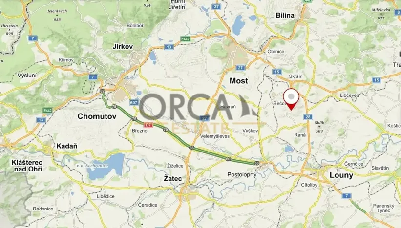 Prodej louky, Bečov, 1085 m2