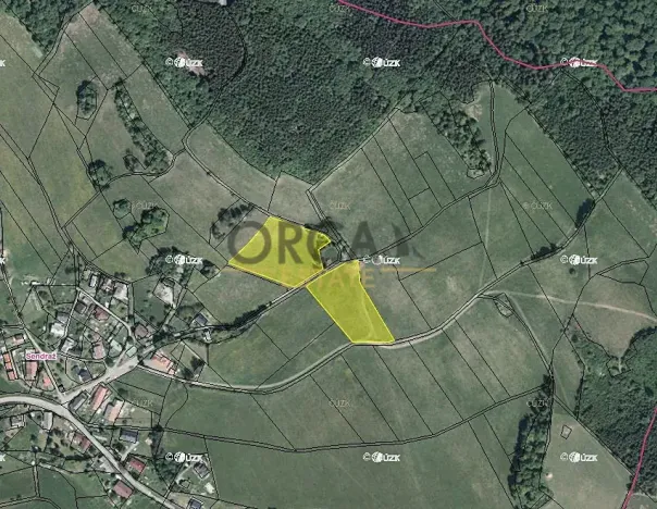 Prodej podílu louky, Sendraž, 6457 m2