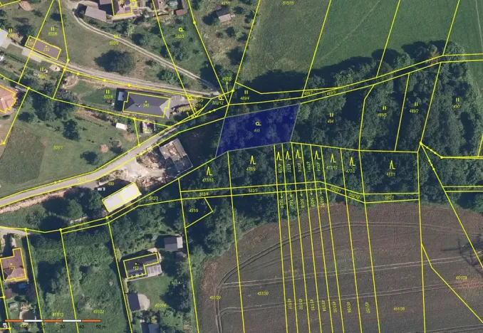 Prodej pozemku, Nemile, 705 m2