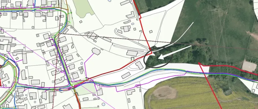 Prodej pozemku, Nemile, 705 m2