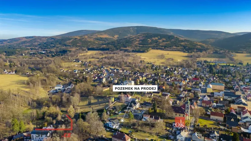 Prodej zahrady, Nové Město pod Smrkem, 593 m2