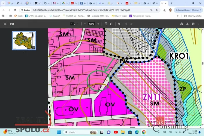 Prodej zahrady, Nové Město pod Smrkem, 593 m2