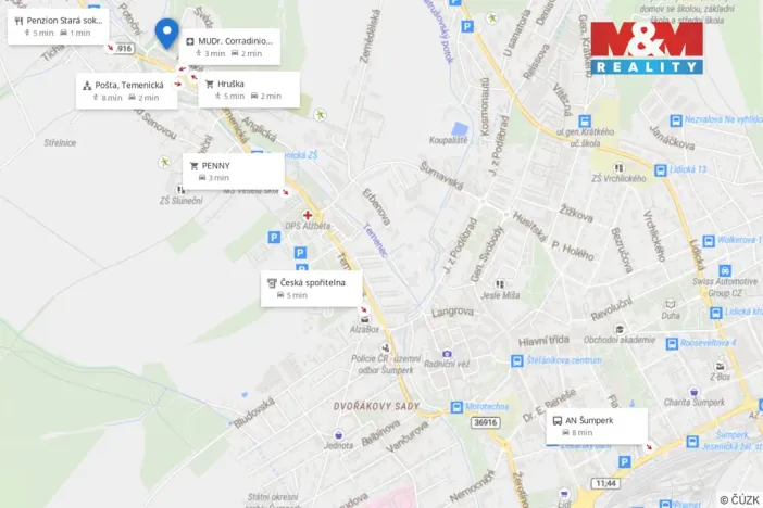 Prodej bytu 3+1, Šumperk, Finská, 72 m2