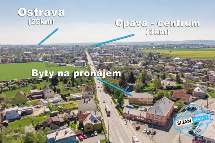 Pronájem bytu 2+1, Opava, Krnovská, 39 m2